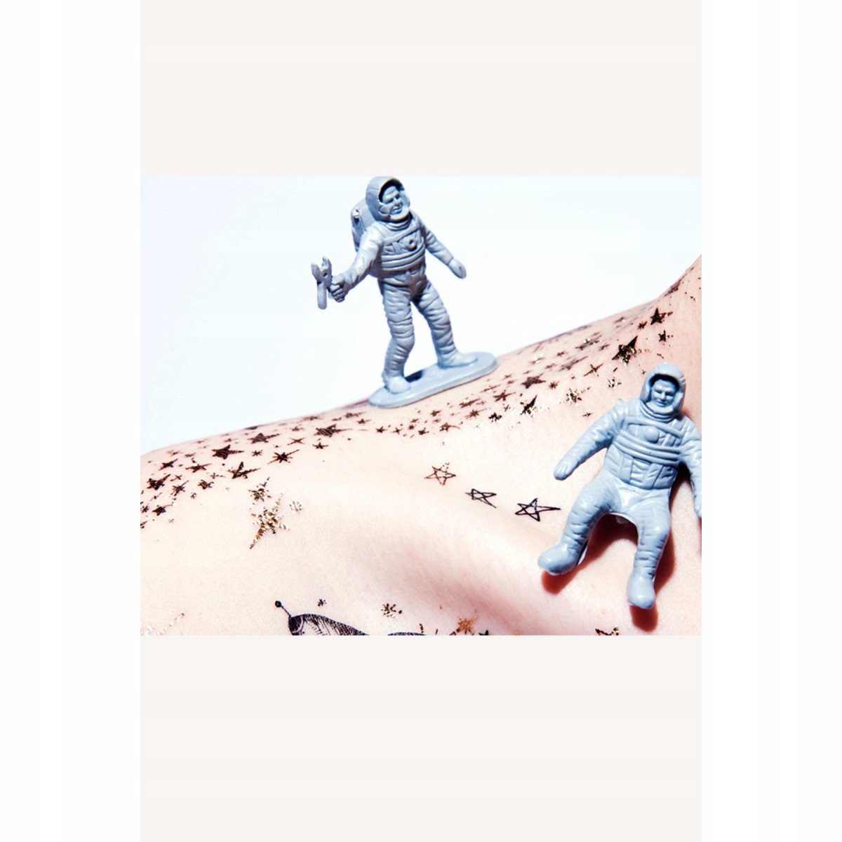 Paperself tatuaż galaktyka na plecy wodny Nazwa Galaxy