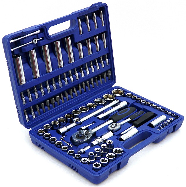 

Zestaw Kluczy 108 El Klucze Nasadowe Torx Profi ++