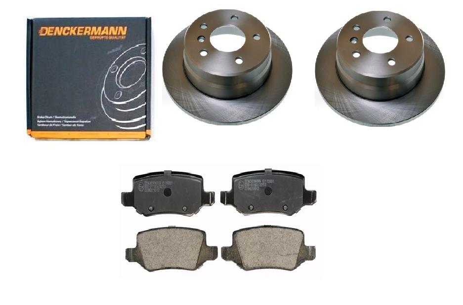 Kotouče Mercedes A W168 Zadní 258 mm Sada.