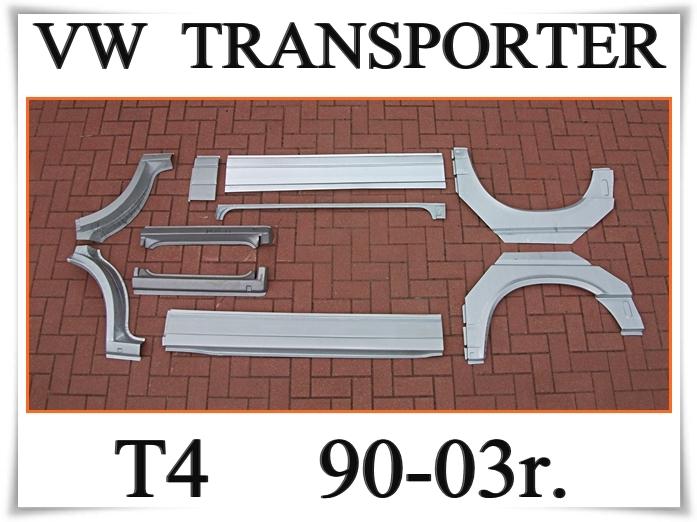 ZESTAW PROGI REP. POSZYCIE VW T4 90-03 DŁUGI Producent części Potrykus