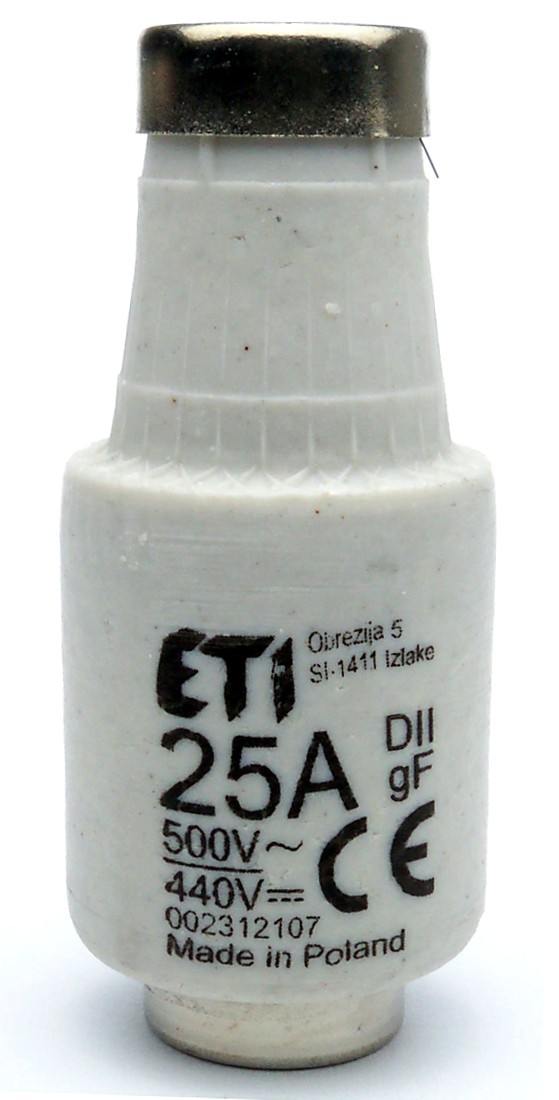

BiWts 25A Wkładka topikowa 500V