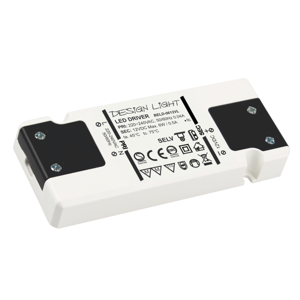 

6W 12VDC Zasilacz do Opraw , Taśm Led