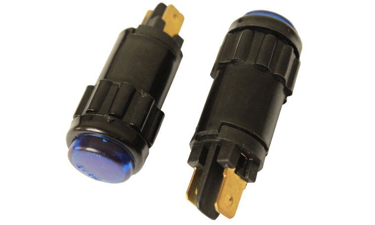 

Lampka kontrolna uniwersalna niebieska śedn. 15mm