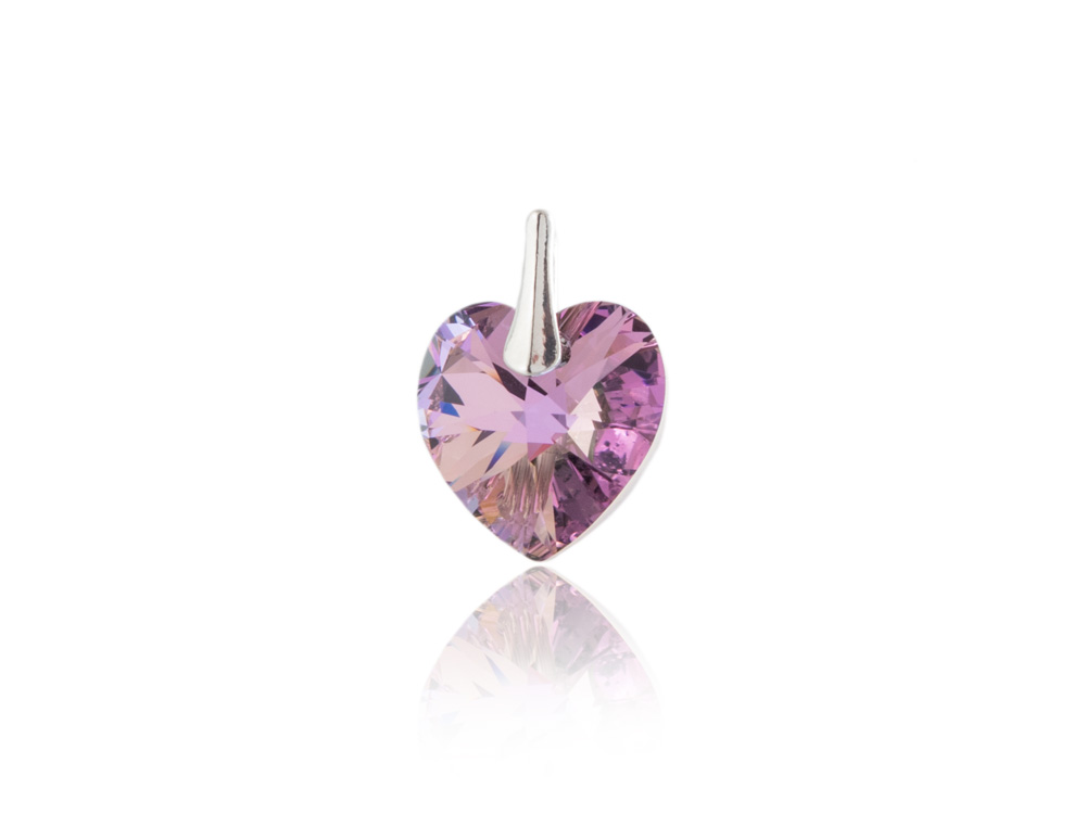 

Zawieszka srebrna serce Swarovski Engelke fiolet