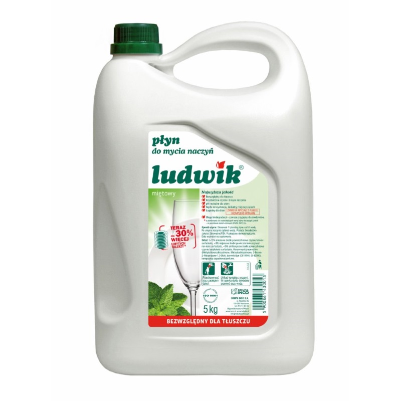

Ludwik Płyn do mycia naczyń Miętowy 5 L