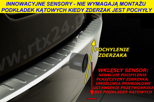 CZUJNIKI PARKOWANIA COFANIA RTX LED EKSKLUZYWNY Model PA2