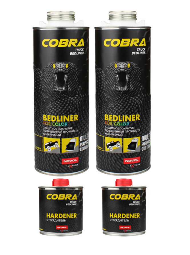 NOVOL COBRA TRUCK BEDLINER FOR COLOR 2 PIECES