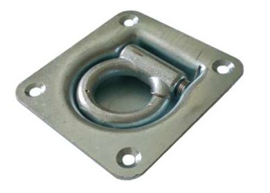 UCHWYT PODŁOGOWY MOCOWANIA PASA UCHO MOCNE 95x102