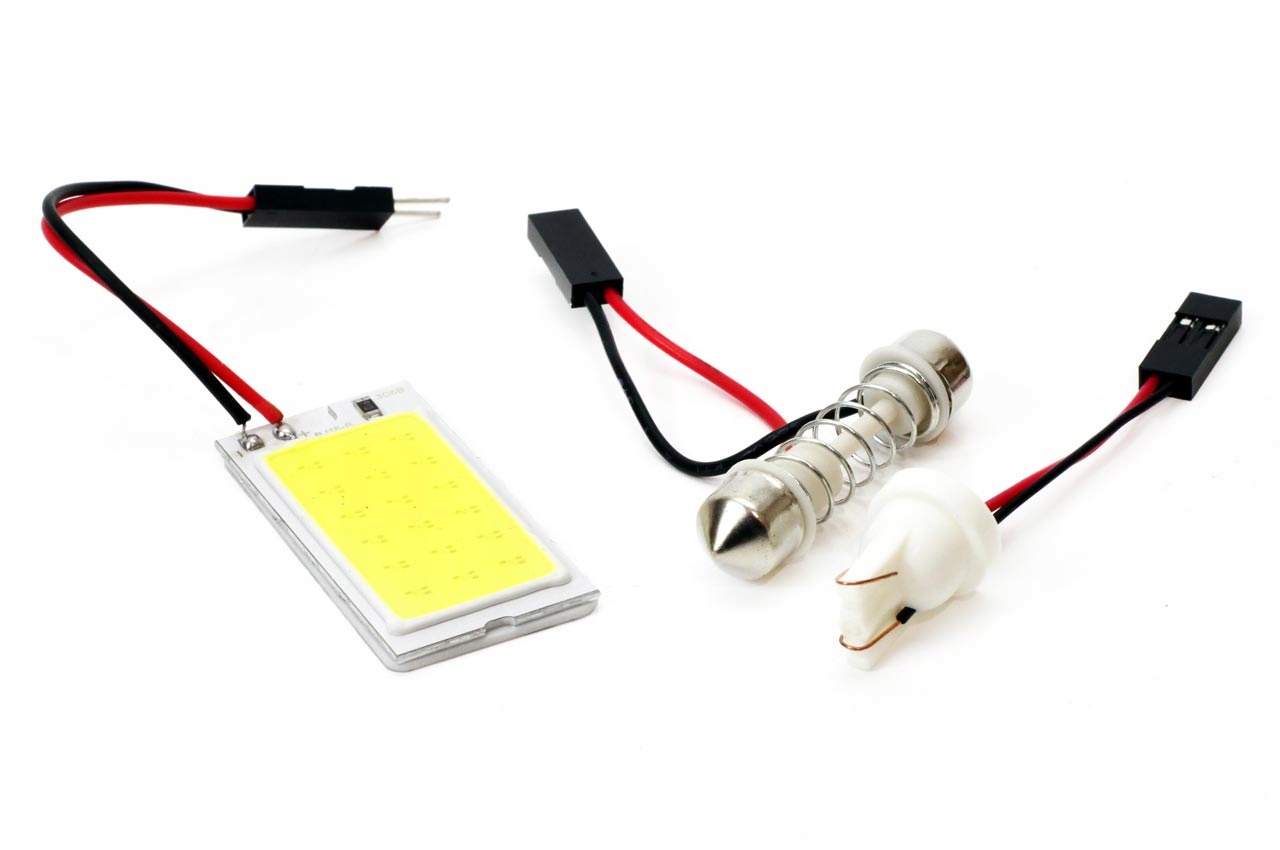 

Dioda Płytka Led COB-18 T10 W5W C5W Mocna Biała