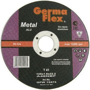 Kotouče Na Řezání Hliníku 125 mm x 1.6 mm 50 Ks