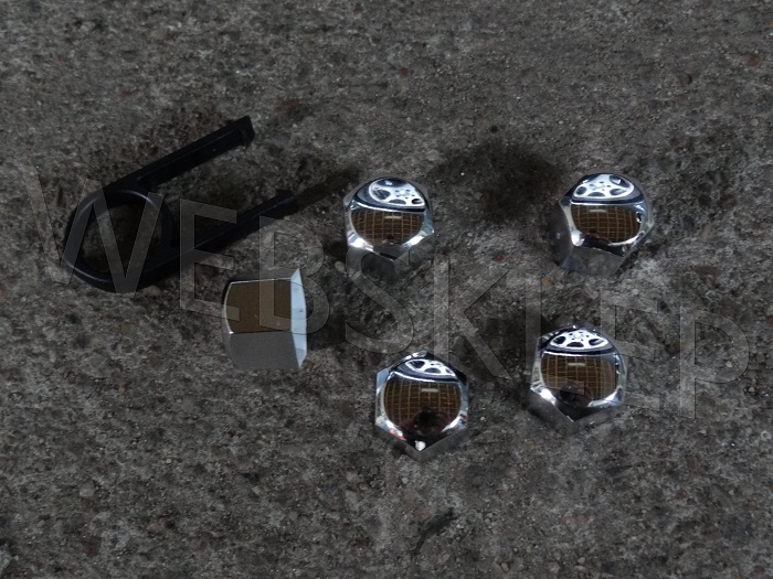 NAKŁADKI NAKRĘTKI NA ŚRUBY CHROM ŚRUBĘ TANIO 19MM Producent DBautomotive