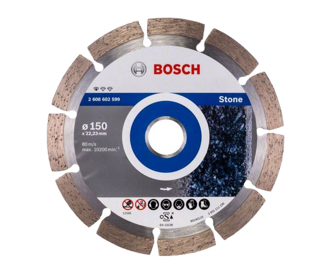 Фото - Круг відрізний Bosch Tarcza Diamentowa 150mm granit kostka beton 