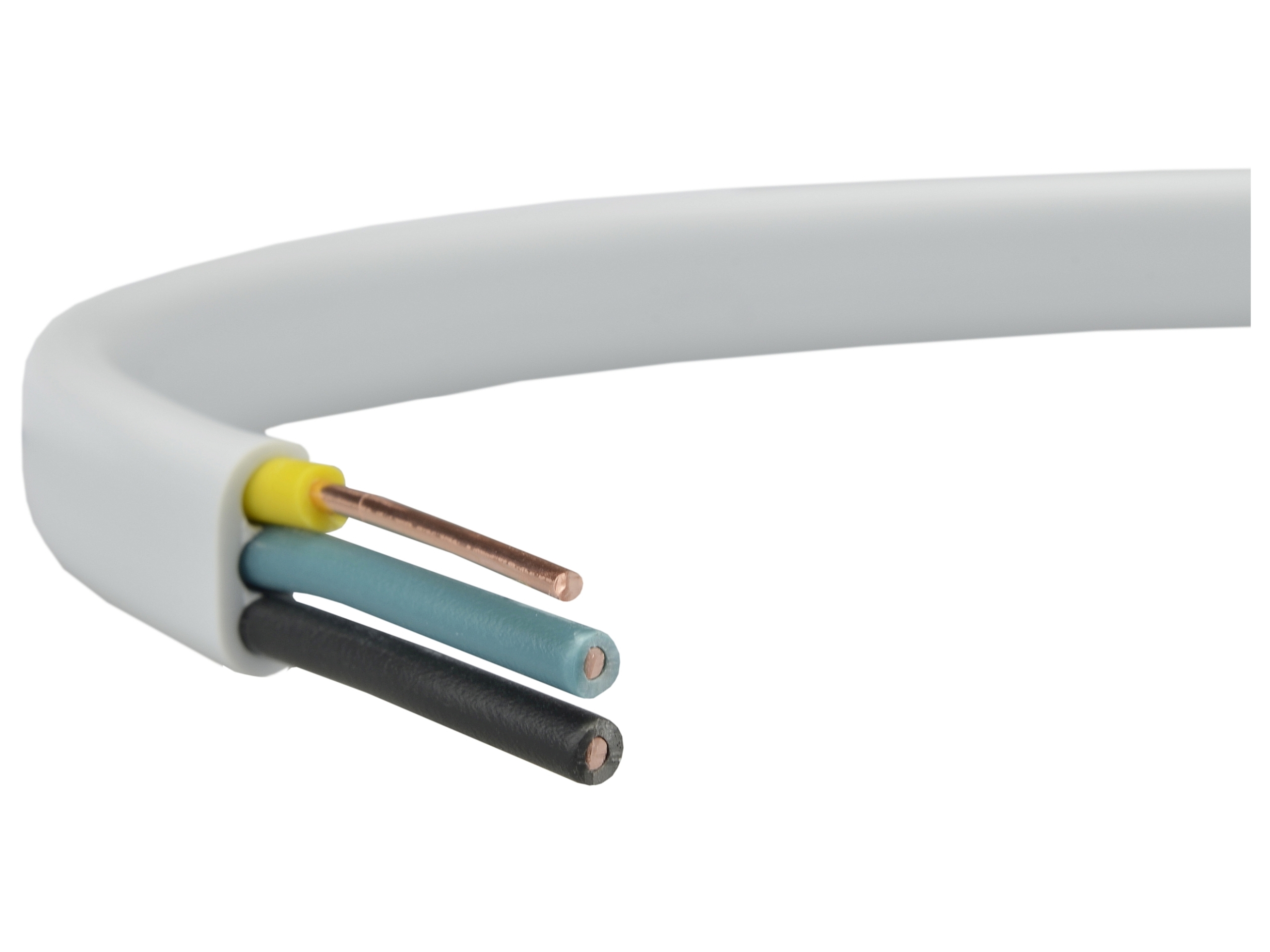 

Polski przewód kabel prądowy drut YDYp 3x2,5 750V