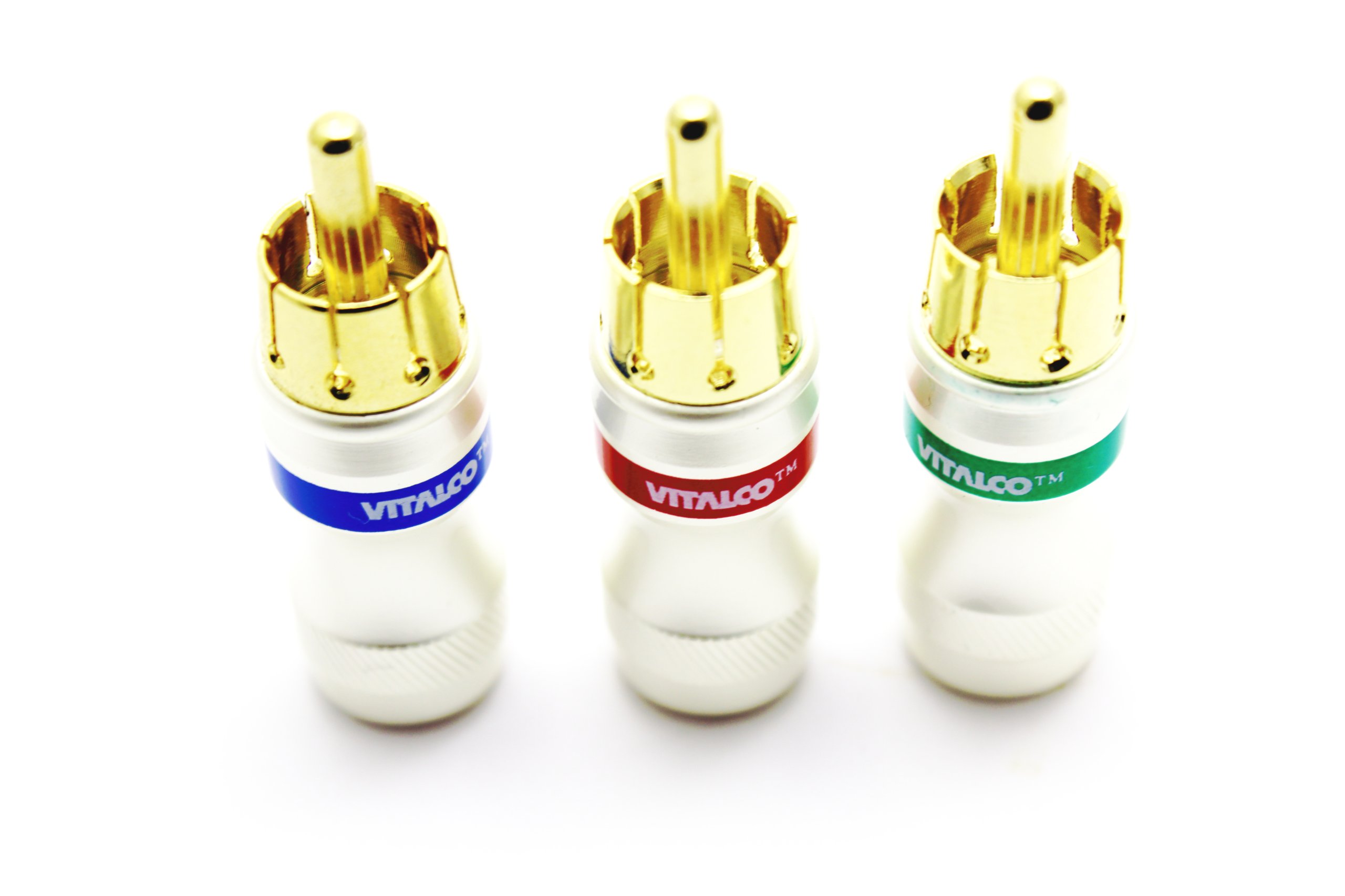 

Wtyk Rca Cinch 6MM Vitalco Zestaw 3 Sztuki