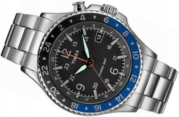 Zegarek Męski Timex TW2R43500 Allied Three Gmt