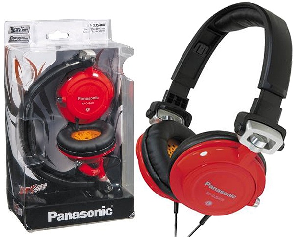 

Słuchawki Nauszne Panasonic RP-DJS400 Czerwone