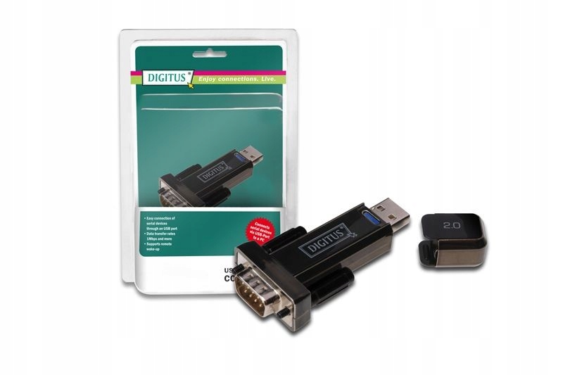 

adapter konwerter Usb 2.0 - RS232 Com serial Win10