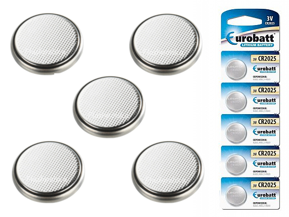 

5x Bateria Litowa CR2025 3V alkaliczna DL 2025