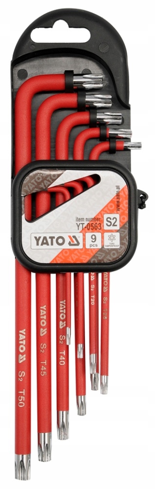 

Yato YT-0563 Klucze Torx 9SZT Zestaw Kluczy Torxy