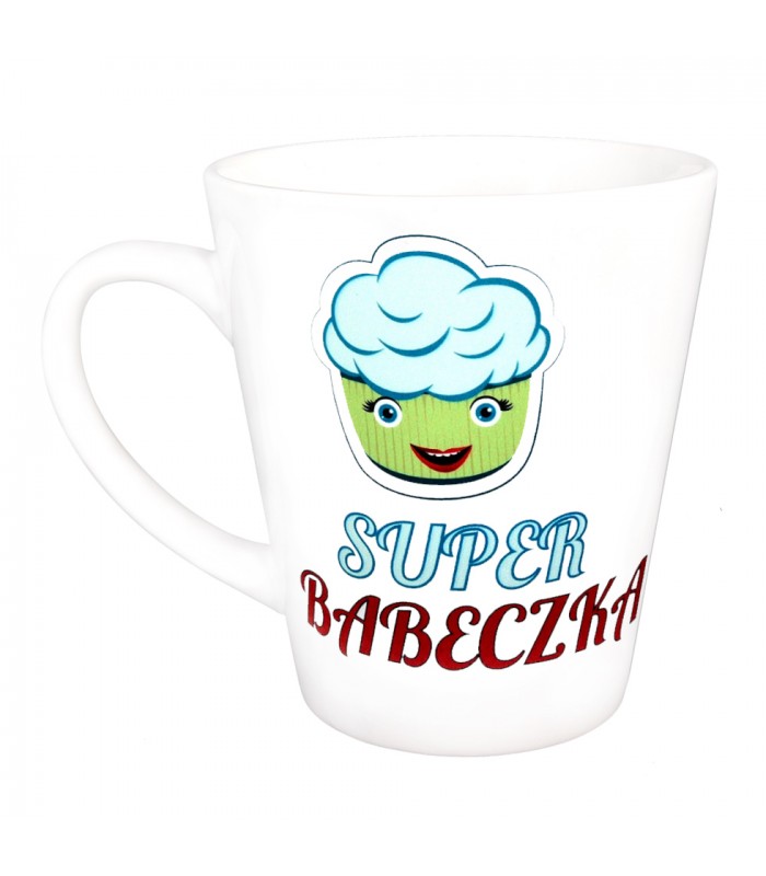 

Zabawny Kubek Latte Super Babeczka, Prezent jakość