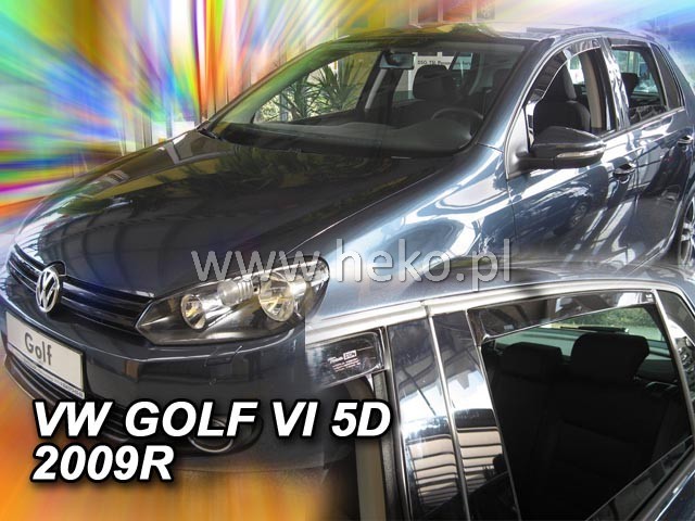 VW GOLF 6 VI 08-12r 5 DRZWI OWIEWKI BOCZNE HEKO Rodzaj owiewki