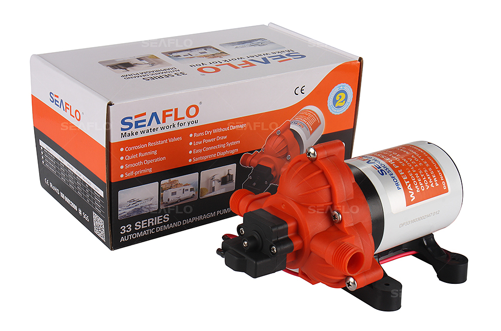 SFDP1-028-045-33 33 - Водяной насос давления SEAFLO 10.6 L 12V для яхты