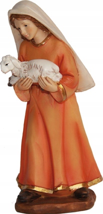 

Gospodyni z barankiem, do figur o wys. 9cm K182-31