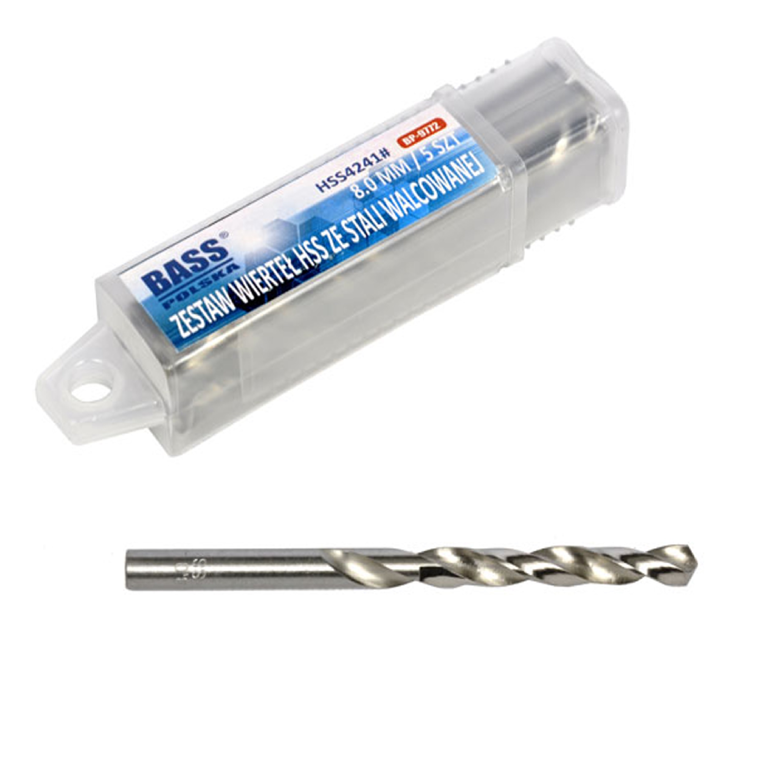 

Wiertła do metalu 5szt hss 10,2mm Bass Polska