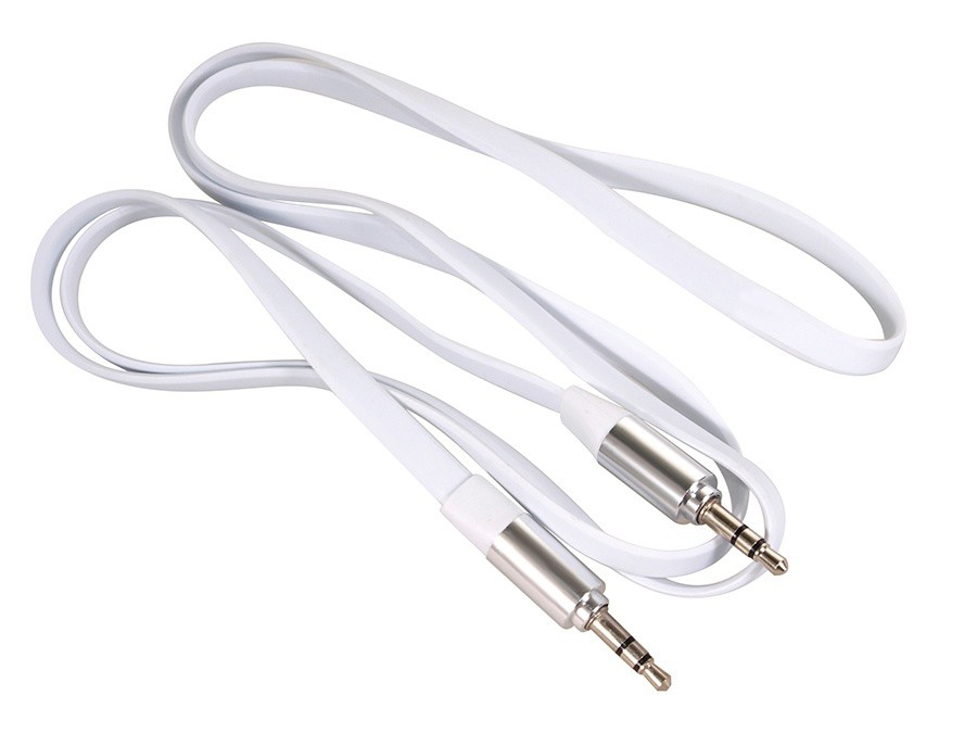 

MCTV-695w Przewód Mini Jack 2m Kabel Aux Płaski Hq