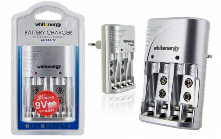

Szybka Ładowaka Sieciowa Whitenergy 4xAA 4xAAA 9V
