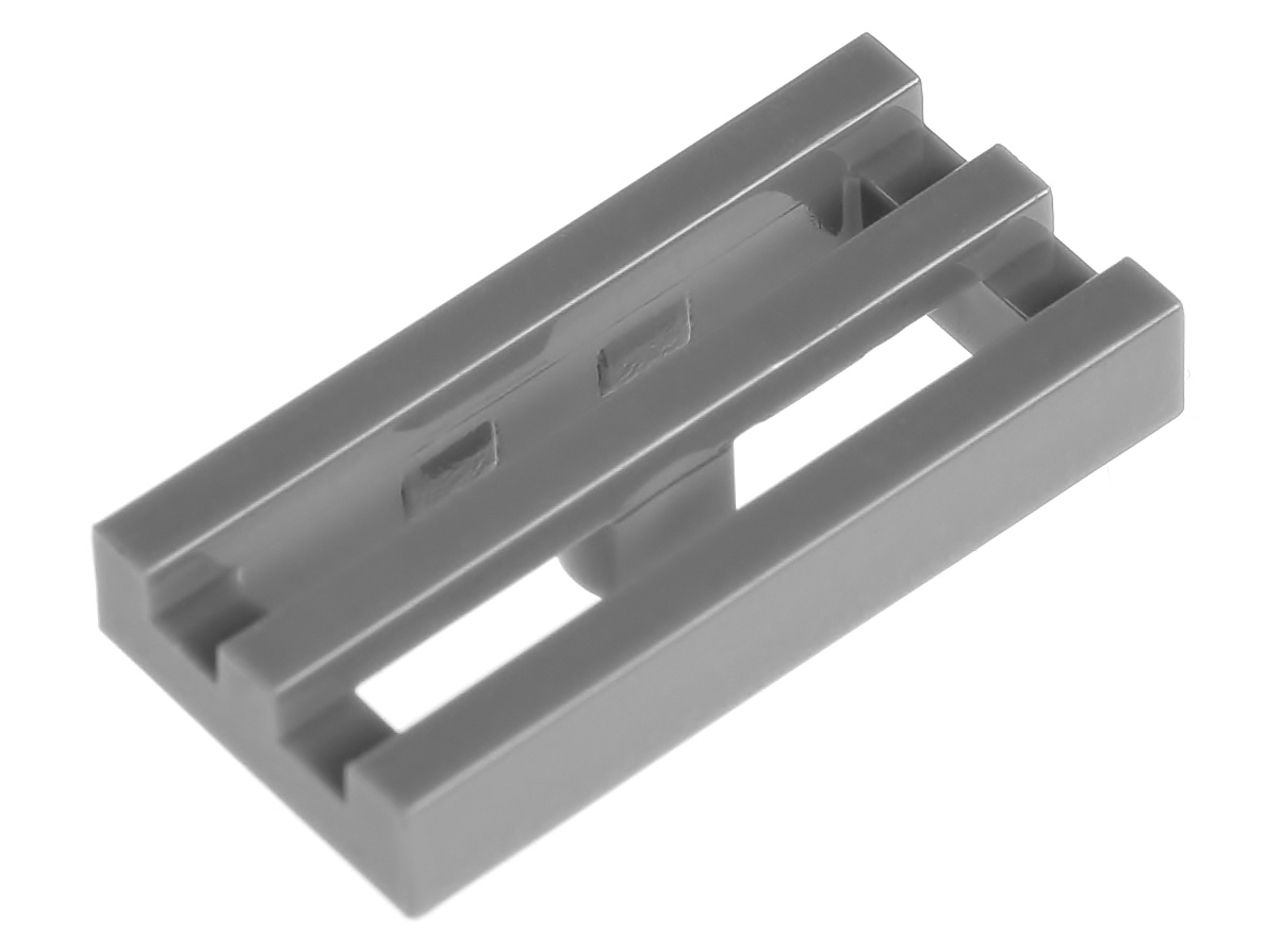 

Lego Płytka gril 1x2 2412b szara ciemna - 2 szt.