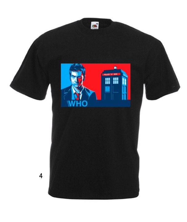 

Koszulki Męskie Doktor Who Tardis Wzory