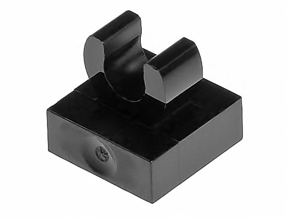 

Lego Płytka z zaczepem klip 1x1 15712 czarna 2 szt