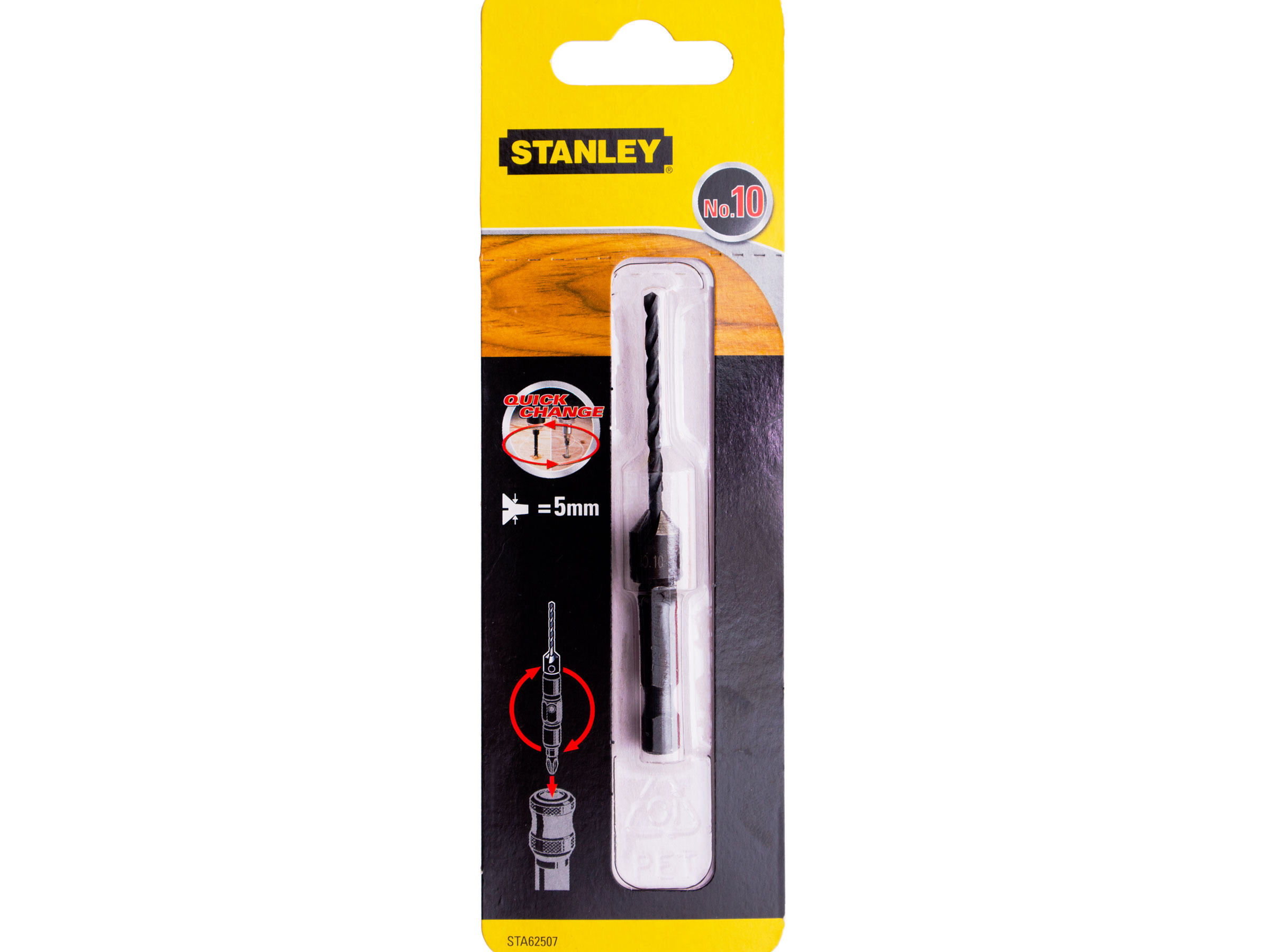 

Stanley Wiertło nawiertak 2,5mm z fazownikiem 10mm