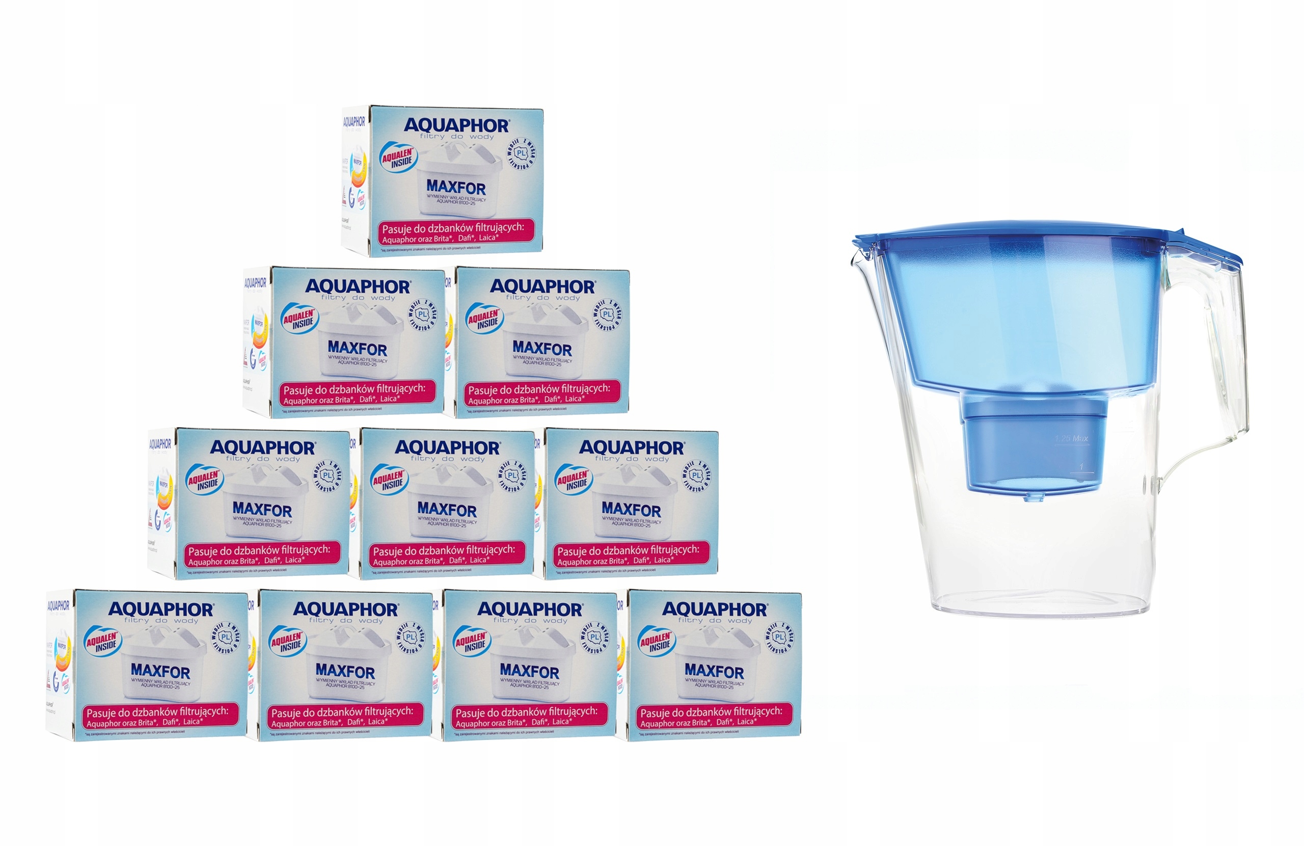 

Maxfor 10SZT Wkład Brita Maxtra + Dzbanek Gratis