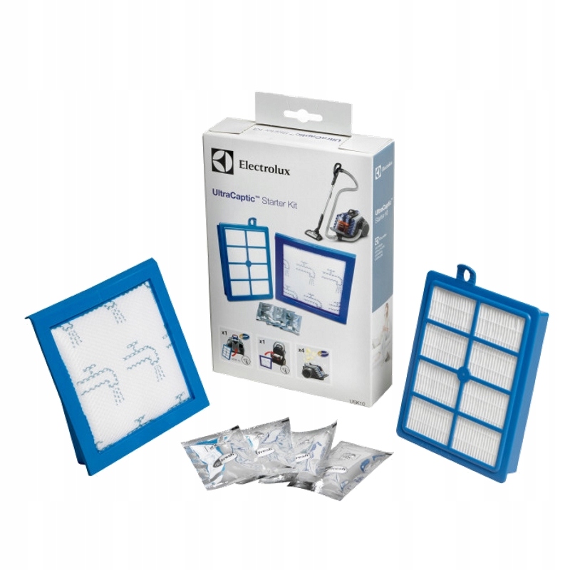 

Filtr Hepa, gąbka, zapachy Electrolux Ultra Captic