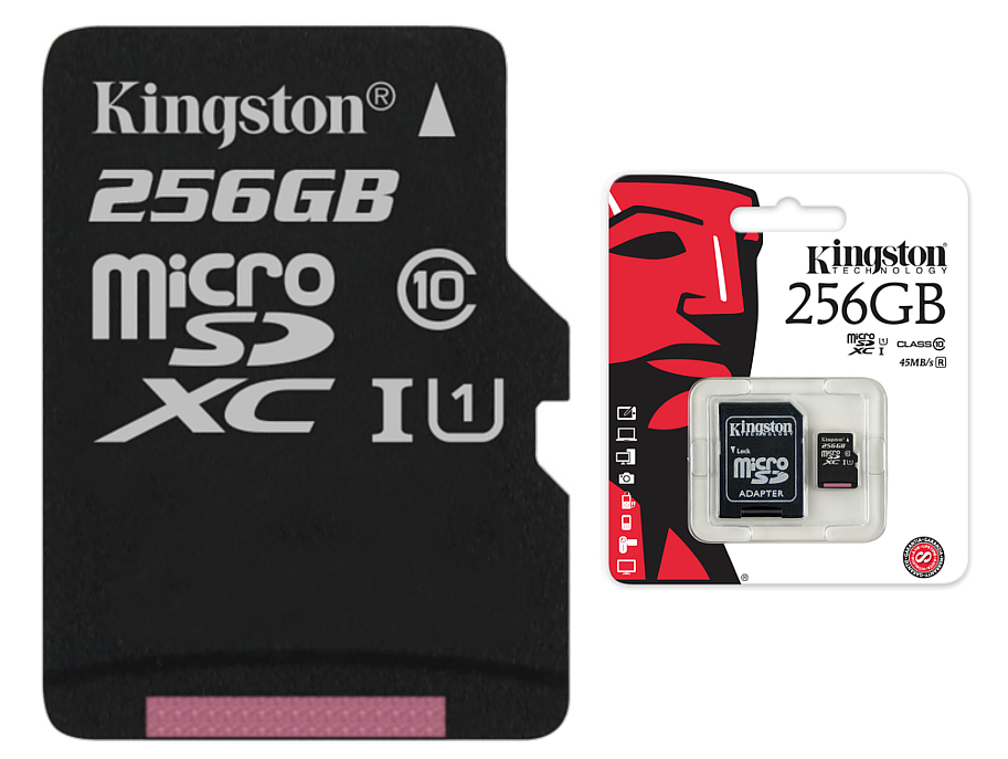 

Kingston Karta Pamieci 256GB Micro Sd class 10 Uhs