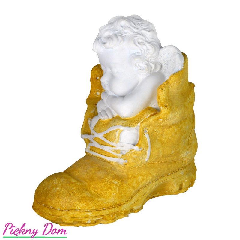 Aniołek śpiący w bucie anioł CHRZEST KOMUNIA ŚLUB Kod producenta 5930432990554