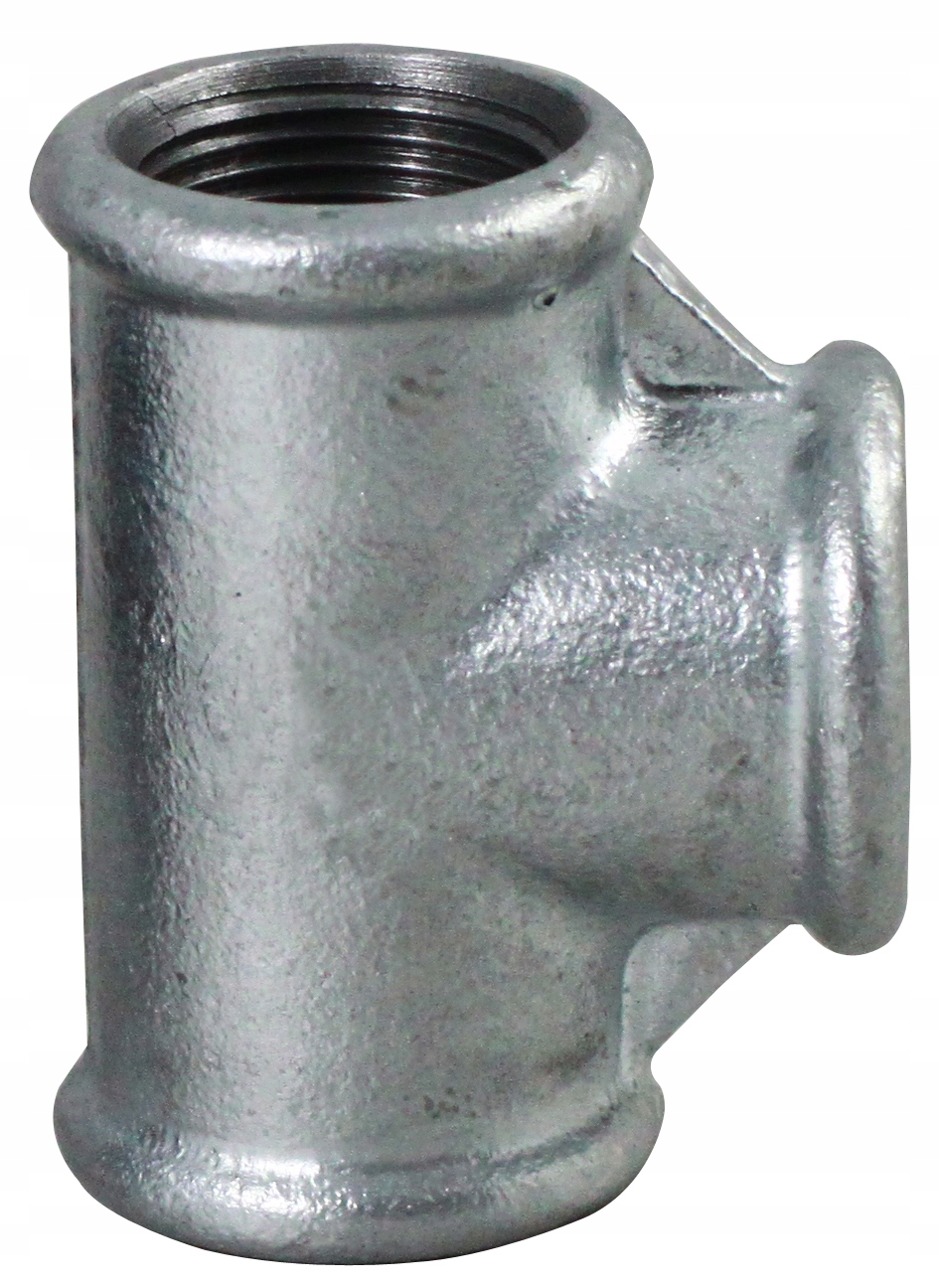 

Trójnik Nakrętny Żeliwny Ocynkowany ocynk 2