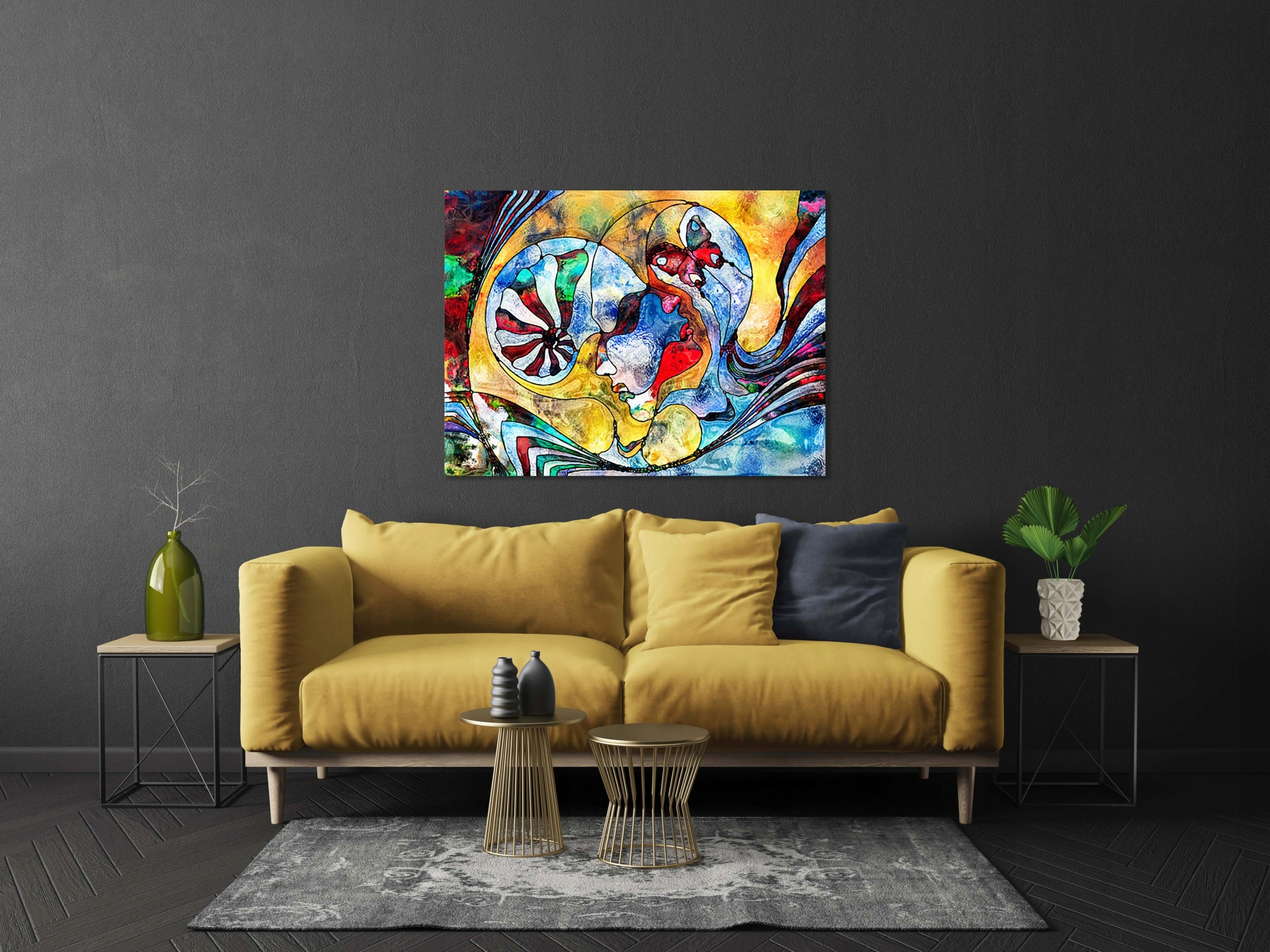 OBRAZ na płótnie ABSTRAKCJA 198773761 120x80 WZORY Marka inna