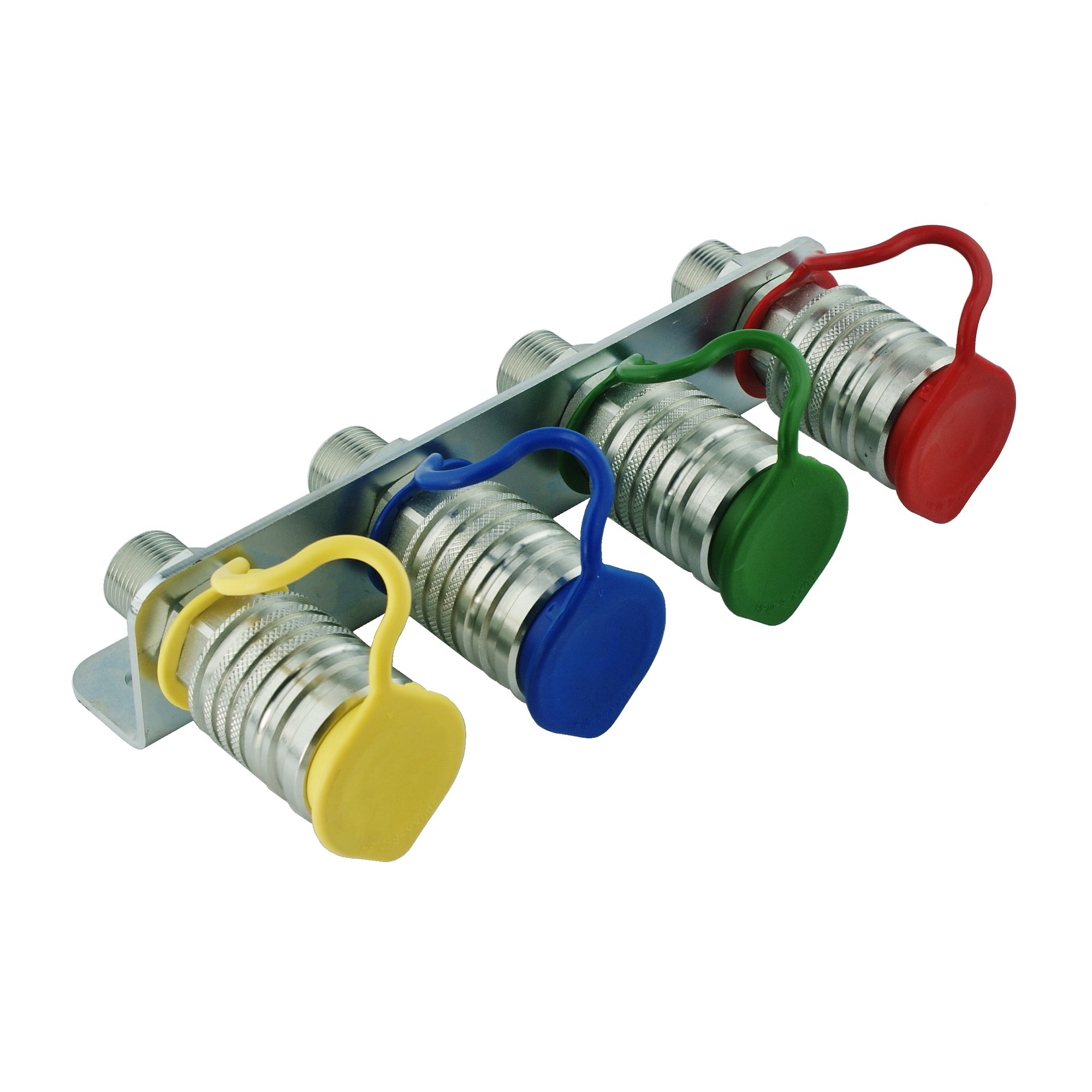 

4x Szybkozłącze Hydrauliczne Gniazdo 18 Wspornik