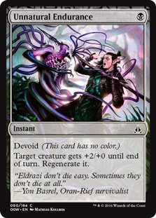 Mtg 4x Unnatural Endurance