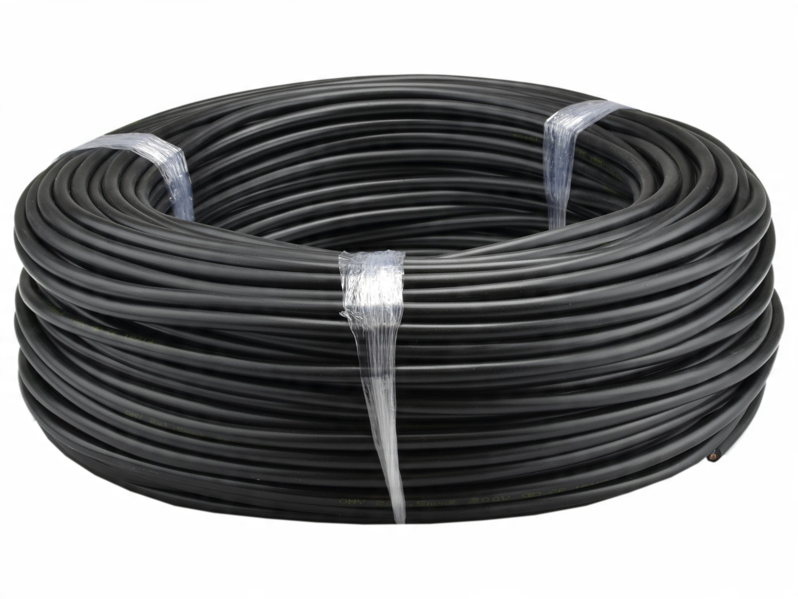 

Przewód kabel prądowy linka czarny Omy 3x0,5 100m