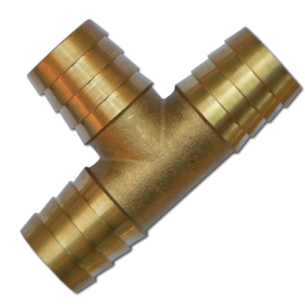 Trójnik prosty na wąż 3 x 3/4" 19 20 MOSIĄDZ