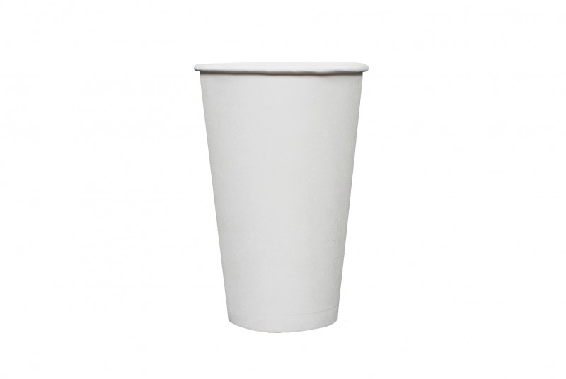 

Naczynia jednorazowe Kubki papierowe 400ml biały