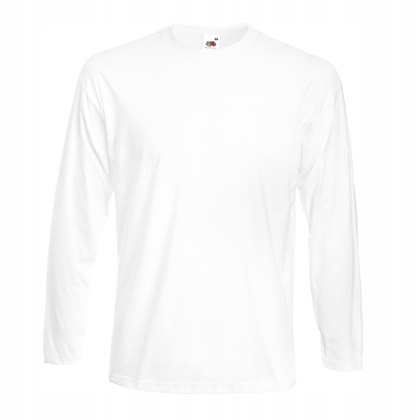 

Fruit Of The Loom z rękawem Premium White M