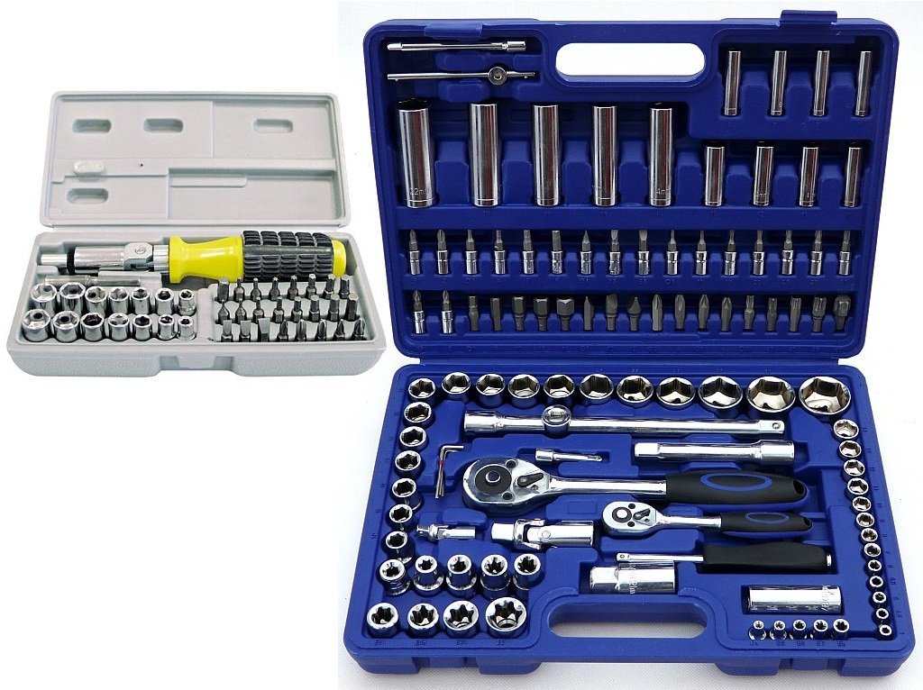 

Zestaw Kluczy Nasadowych 148el torx Klucze 108 +40