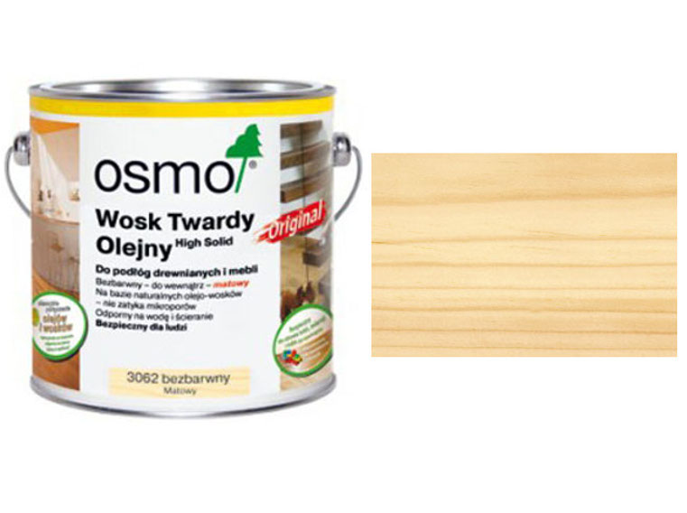 

Olej Osmo 3062 Wosk Twardy Olejny Matowy 0,125l