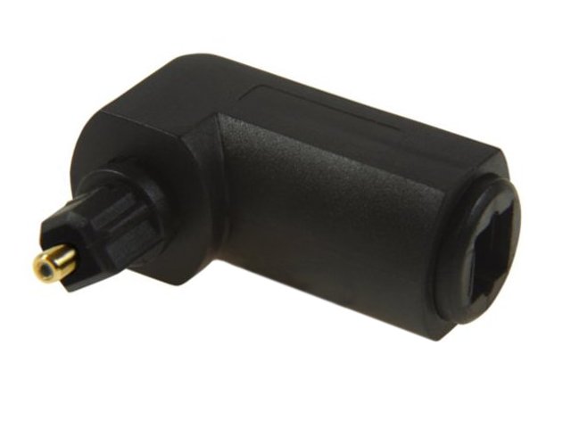 

Adapter optyczny Kątowy Toslink wt. Toslink gn.
