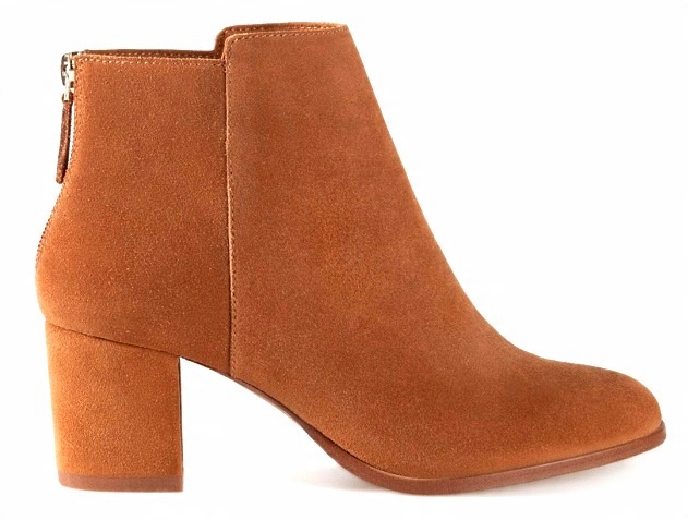 

Stradivarius Botki Skóra Naturalna Rude Zamsz 36